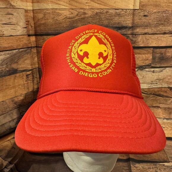 San Diego County Heritage District Commissioner Foam Rope Hat Mesh SnapBack Cap - Picture 1 of 7